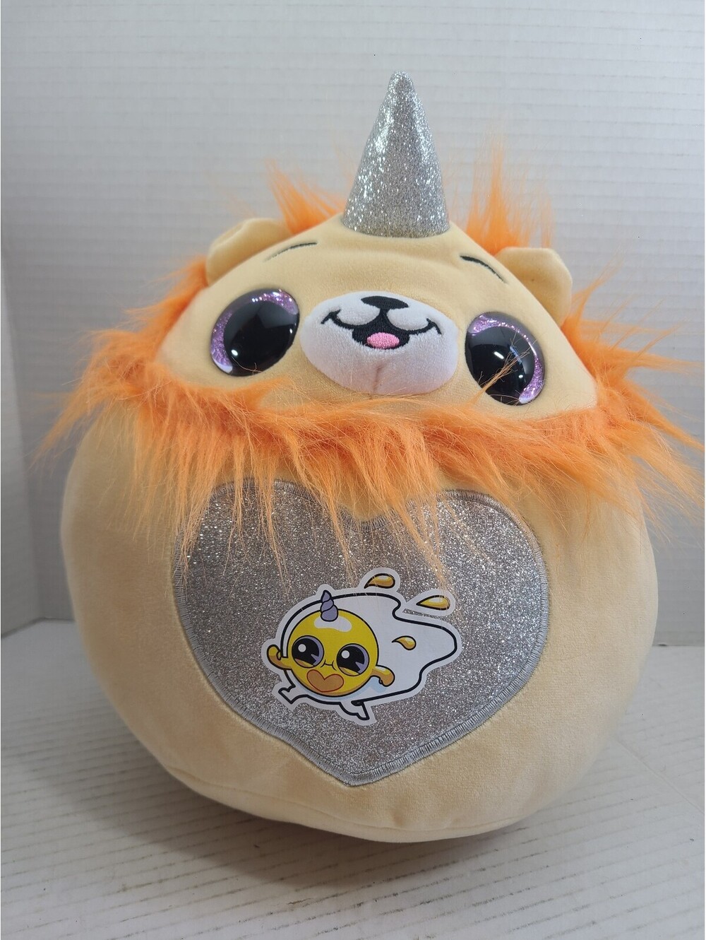 Zuru Rainbocorns Wggzania Series 1 Lion Plush Stuffed Animal EUC